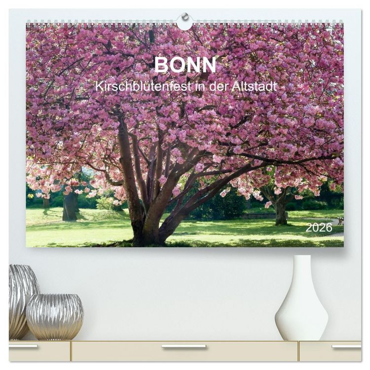 Produktbild: Bonn - Kirschbl&uuml;tenfest in der Altstadt (hochwertiger Premium Wandkalender 2026 DIN A2 quer), Kunstdruck in Hochglanz