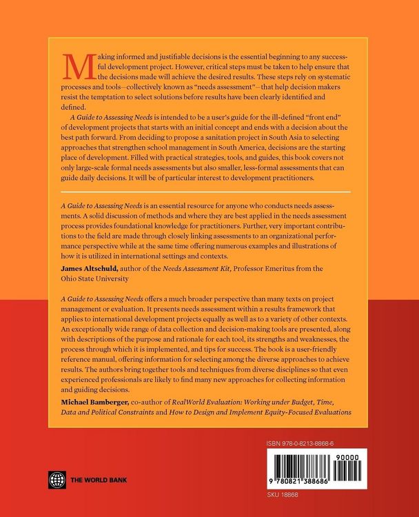 Produktbild: A Guide to Assessing Needs