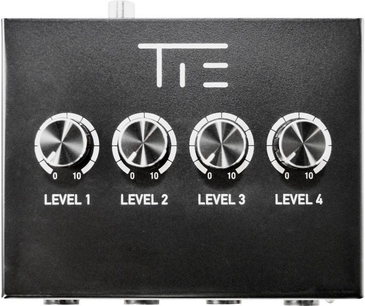 Produktbild: Tie Studio 4 Kanal Kopfh&ouml;rerverst&auml;rker Schwarz