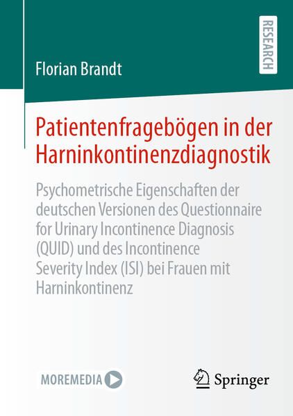 Produktbild: Patientenfrageb&ouml;gen in der Harninkontinenzdiagnostik