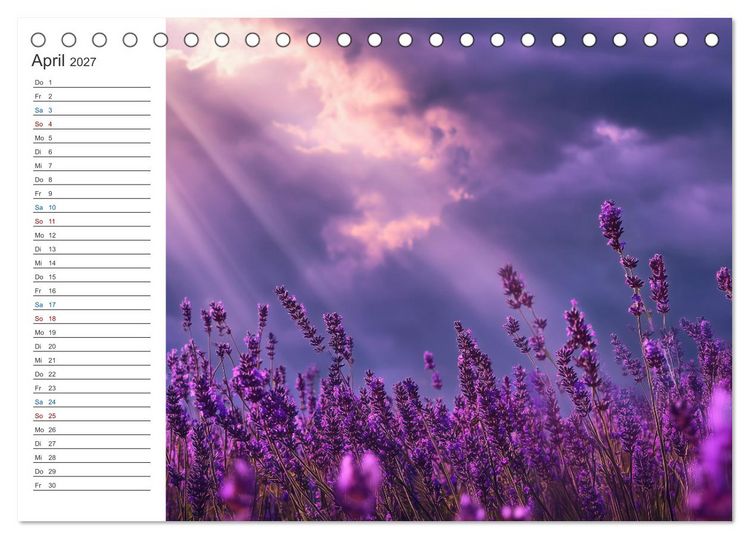 Produktbild: Ein Hauch von S&uuml;den (Tischkalender 2027 DIN A5 quer), CALVENDO Monatskalender