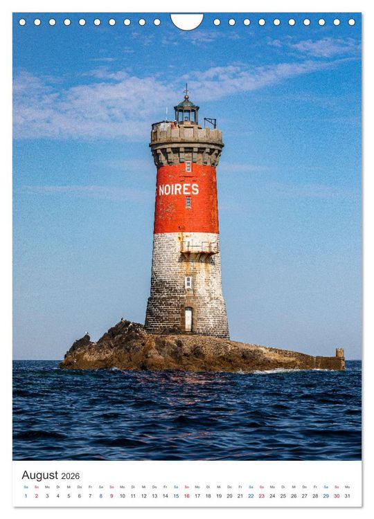 Produktbild: Leuchtturm-Legenden im Westen der Bretagne (Wandkalender 2026 DIN A4 hoch), CALVENDO Monatskalender