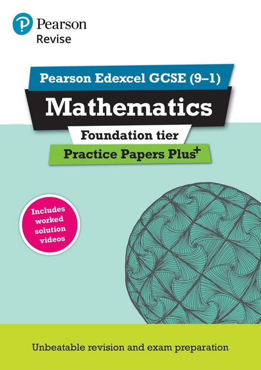 Produktbild: Pearson REVISE Edexcel GCSE Maths (Foundation) Practice Papers Plus - for 2026, 2027 exams