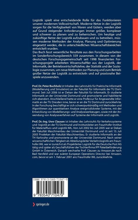 Produktbild: Gro&szlig;e Netze der Logistik