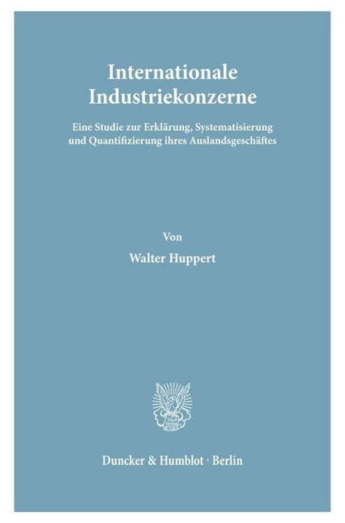 Produktbild: Internationale Industriekonzerne.