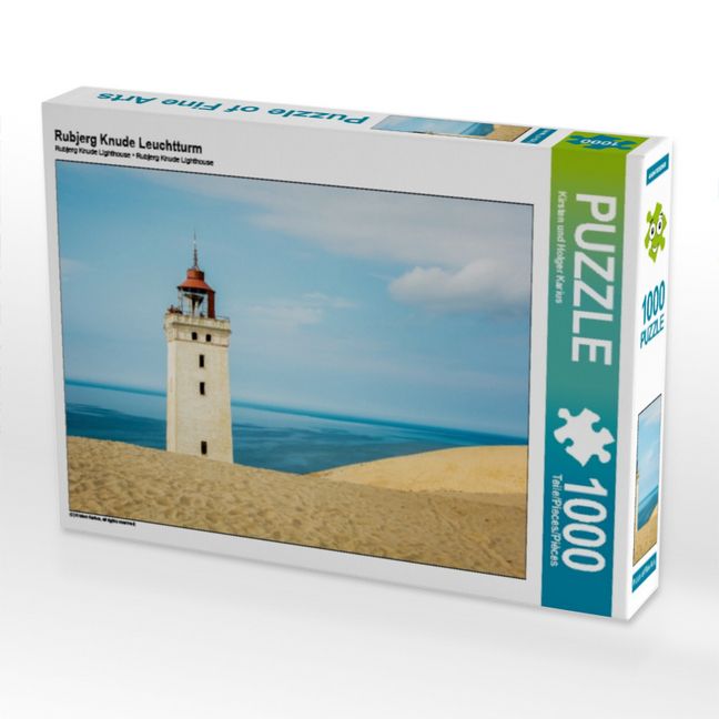Produktbild: CALVENDO Puzzle Rubjerg Knude Leuchtturm 1000 Teile Puzzle quer | 1000 Teile Lege-Gr&ouml;&szlig;e 64 &times; 48 cm Foto-Puzzle f&uuml;r gl&uuml;ckliche Stunden
