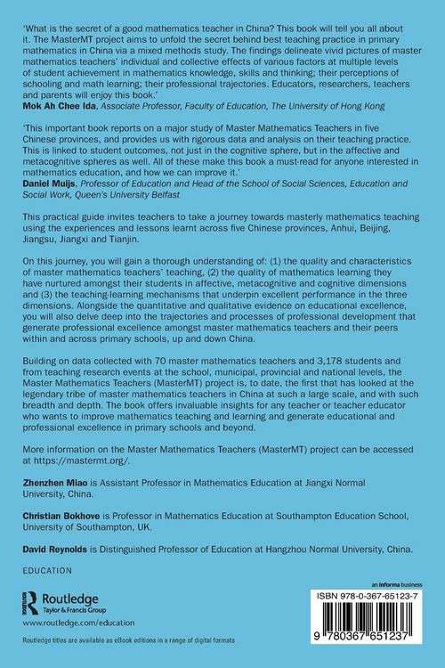Produktbild: Master Mathematics Teachers
