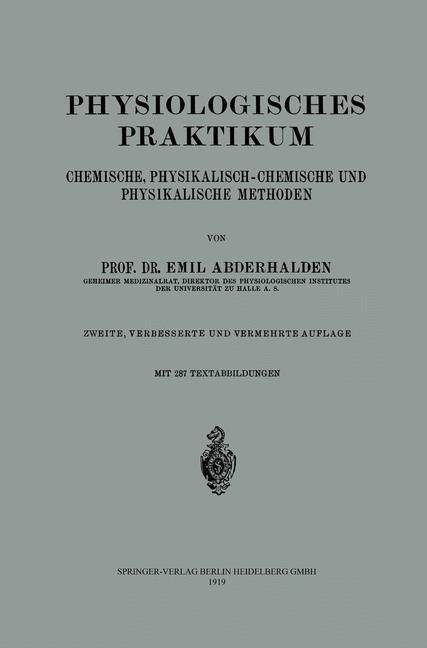 Produktbild: Physiologisches Praktikum