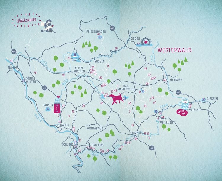 Produktbild: Blaue Glücksorte im Westerwald