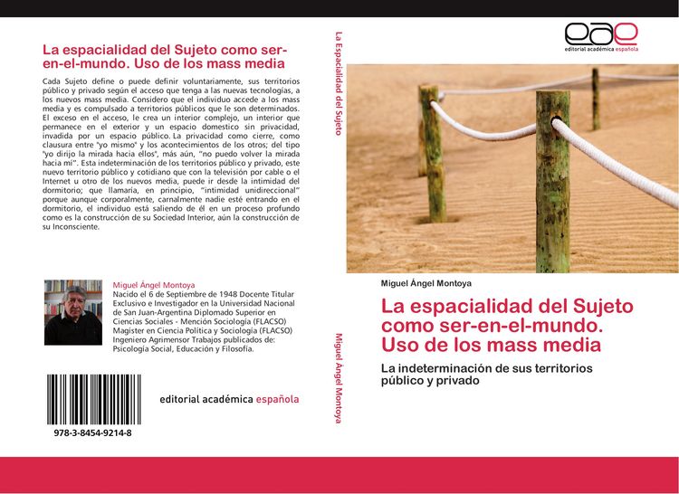 Produktbild: La espacialidad del Sujeto como ser-en-el-mundo. Uso de los mass media
