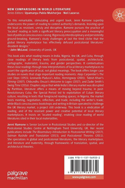 Produktbild: Postcolonial Literatures in the Local Literary Marketplace