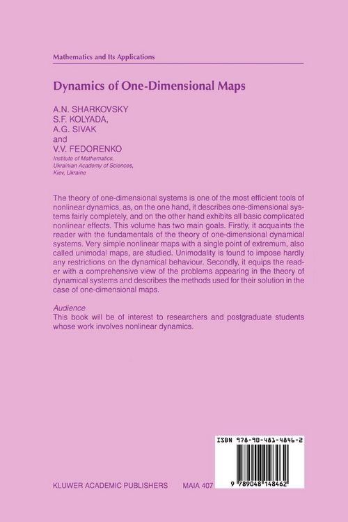 Produktbild: Dynamics of One-Dimensional Maps