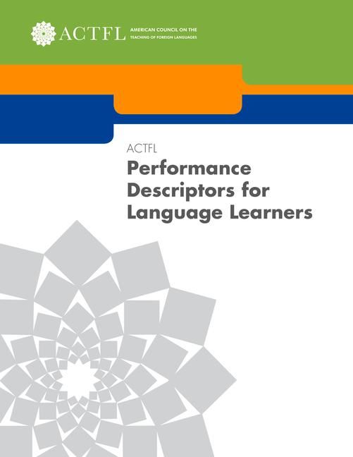 Produktbild: ACTFL Performance Descriptors for Language Learners