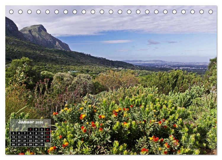 Produktbild: S&Uuml;DAFRIKA - Landschaften der Extreme (Tischkalender 2026 DIN A5 quer), CALVENDO Monatskalender