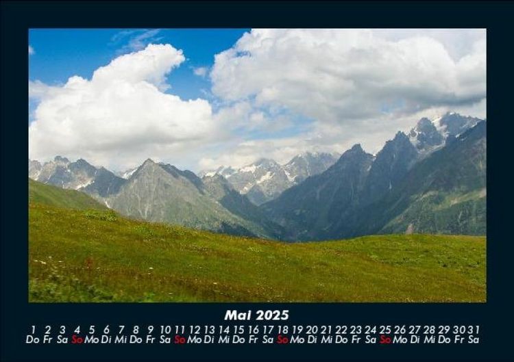 Produktbild: Berglandschaften 2025 Fotokalender DIN A5