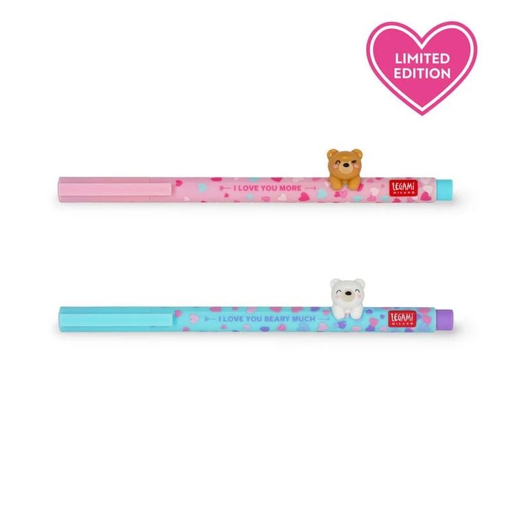 Bild vom Artikel Legami löschbarer Gelstift - Beary in Love - Set of 2 vom Autor 