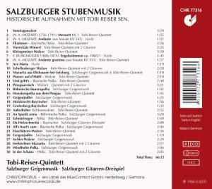 Produktbild: Salzburger Stubenmusik: Historic Original Recordin