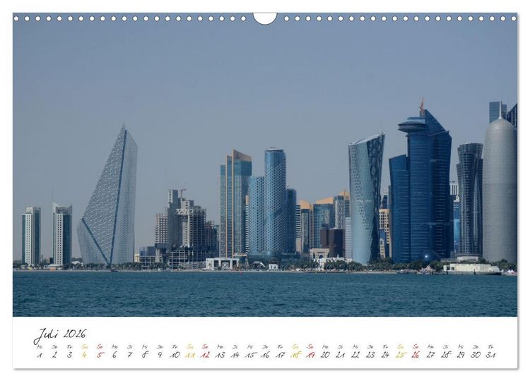 Produktbild: Doha, die arabische Welt im Aufbruch (Wandkalender 2026 DIN A3 quer), CALVENDO Monatskalender