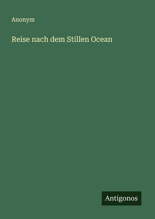 Produktbild: Reise nach dem Stillen Ocean