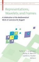 Produktbild: Representations, Wavelets, and Frames