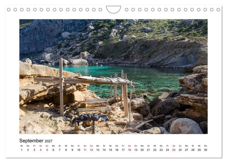 Produktbild: Mallorca - Stille Orte (Wandkalender 2027 DIN A4 quer), CALVENDO Monatskalender