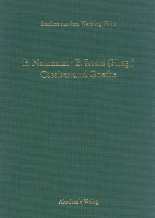 Produktbild: Cassirer und Goethe