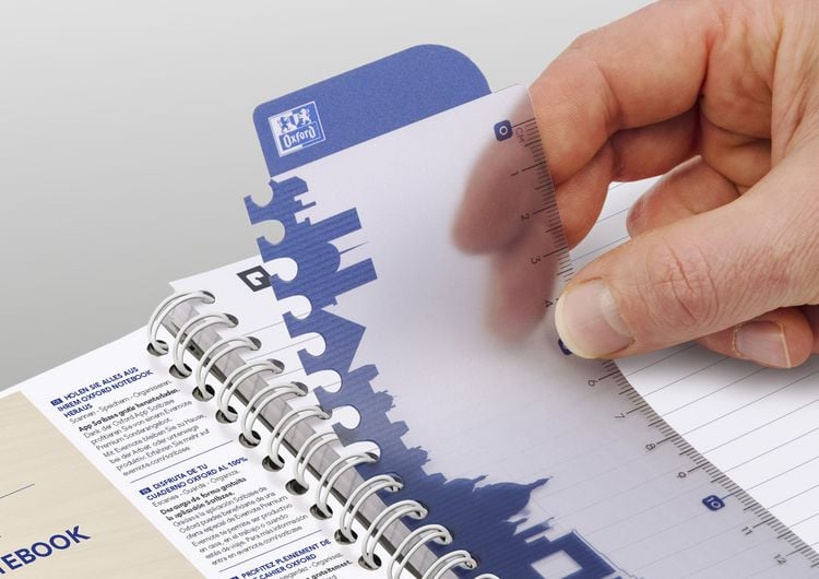 Produktbild: OXFORD Spiralbuch MyColours A5, liniert, 90 Blatt, 90 g/m&sup2;, 1 St&uuml;ck sortiert