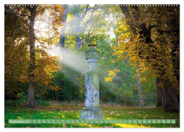 Produktbild: Herbst im Dieskauer Park (Wandkalender 2026 DIN A2 quer), CALVENDO Monatskalender