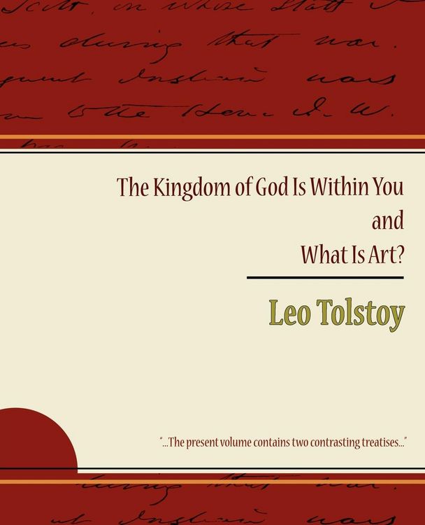 Produktbild: The Kingdom of God Is Within You and What Is Art?