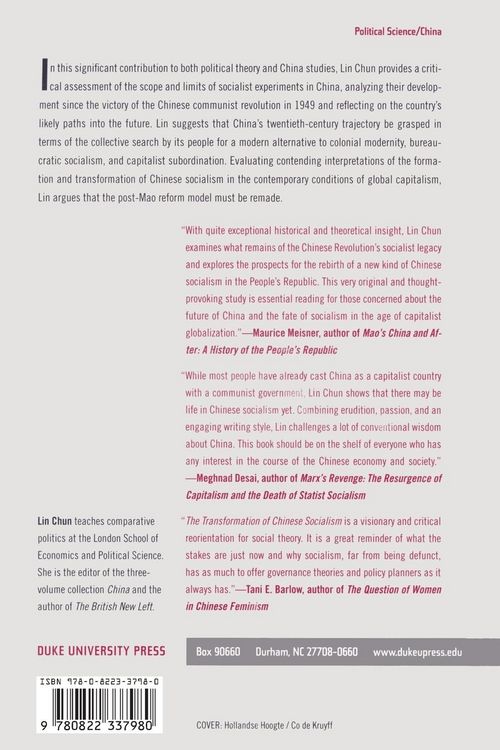 Produktbild: The Transformation of Chinese Socialism