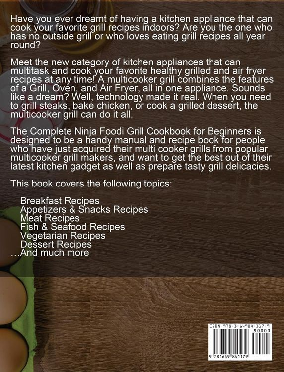 Produktbild: The Complete Ninja Foodi Grill Cookbook for Beginners