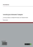 Produktbild: Entwicklung des individuellen Tradingstils