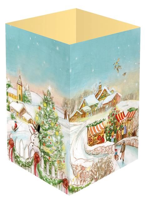Produktbild: O sch&ouml;ne, herrliche Weihnachtszeit. Ein Windlicht-Adventskalender mit 24 T&uuml;rchen