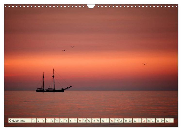 Produktbild: Ostsee - Impressionen (Wandkalender 2026 DIN A3 quer), CALVENDO Monatskalender