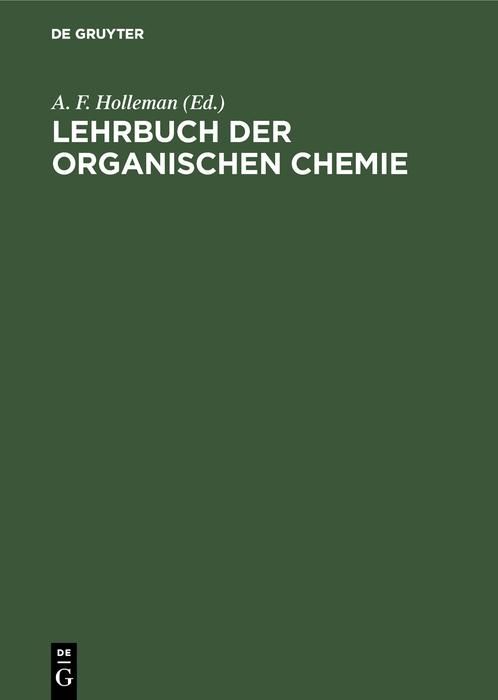 Produktbild: Lehrbuch der organischen Chemie