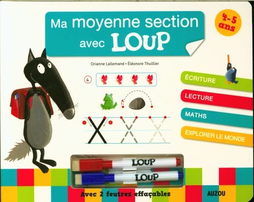 Produktbild: Ma moyenne section avec Loup : 4-5 ans