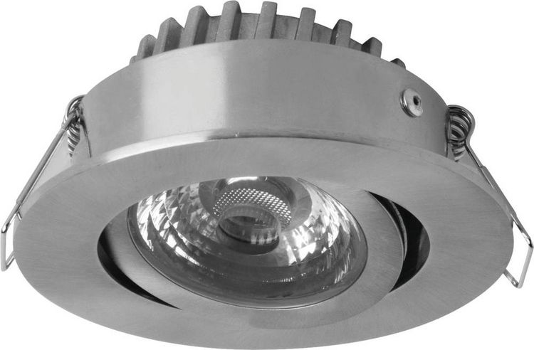 Produktbild: Megaman Rico LED-Bad-Einbauleuchte LED LED fest eingebaut 6.5W IP44 Edelstahl (geb&uuml;rstet)