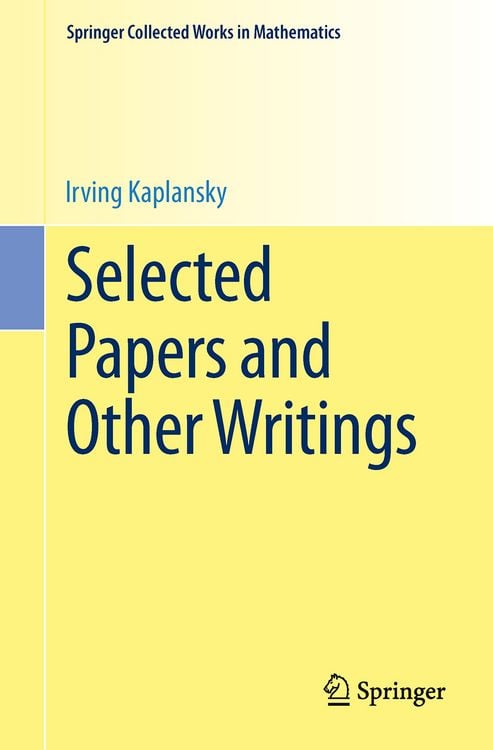 Produktbild: Selected Papers and Other Writings