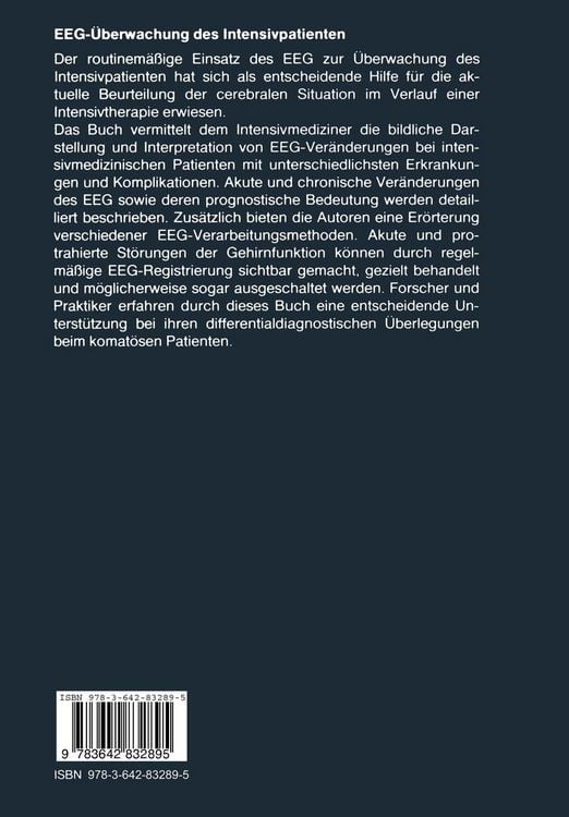 Produktbild: EEG-&Uuml;berwachung des Intensivpatienten