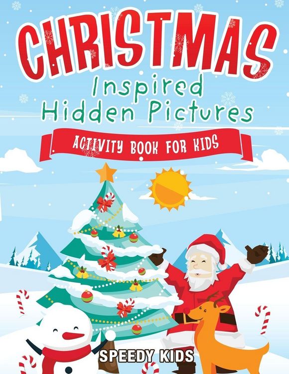 Produktbild: Christmas-Inspired Hidden Pictures Activity Book for Kids
