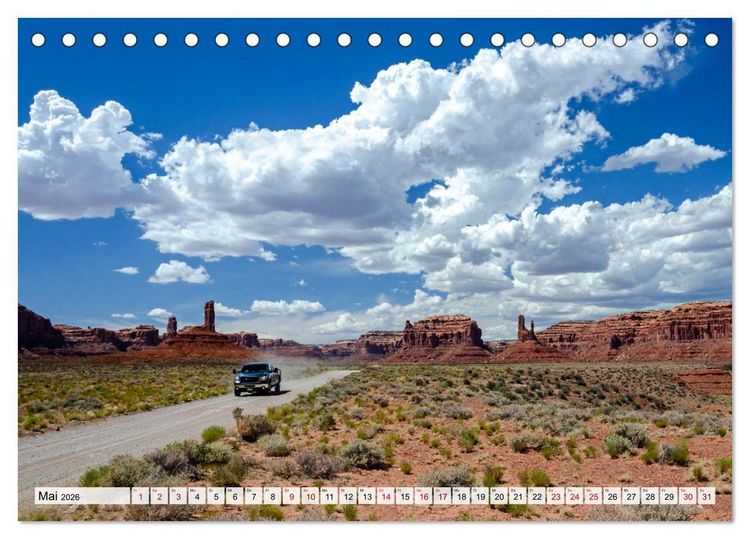 Produktbild: USA: Roadtrip durch die W&uuml;ste (Tischkalender 2026 DIN A5 quer), CALVENDO Monatskalender