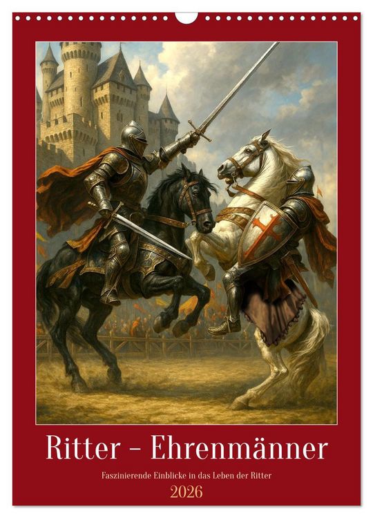 Produktbild: Ritter - Ehrenm&auml;nner (Wandkalender 2026 DIN A3 hoch), CALVENDO Monatskalender