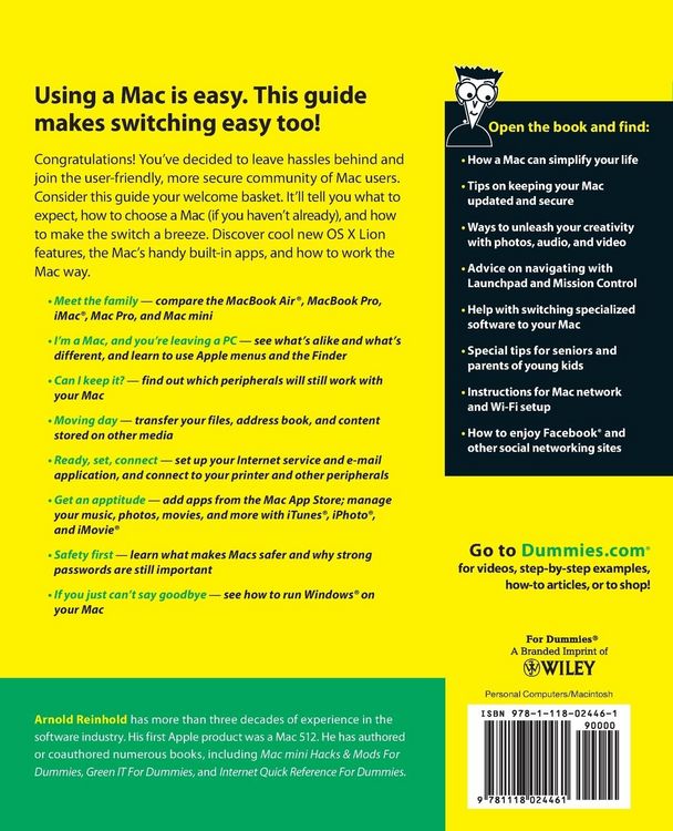 Produktbild: Switching to a Mac For Dummies