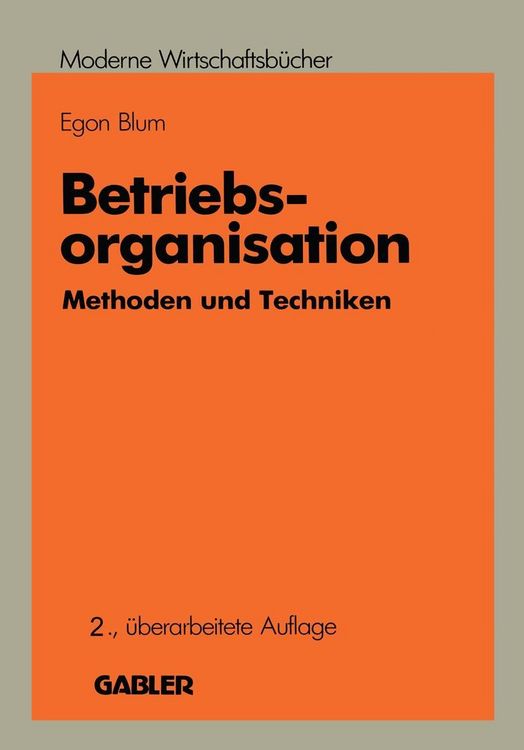 Produktbild: Betriebsorganisation