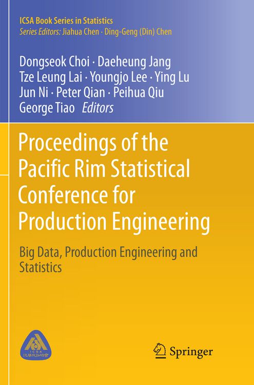 Produktbild: Proceedings of the Pacific Rim Statistical Conference for Production Engineering