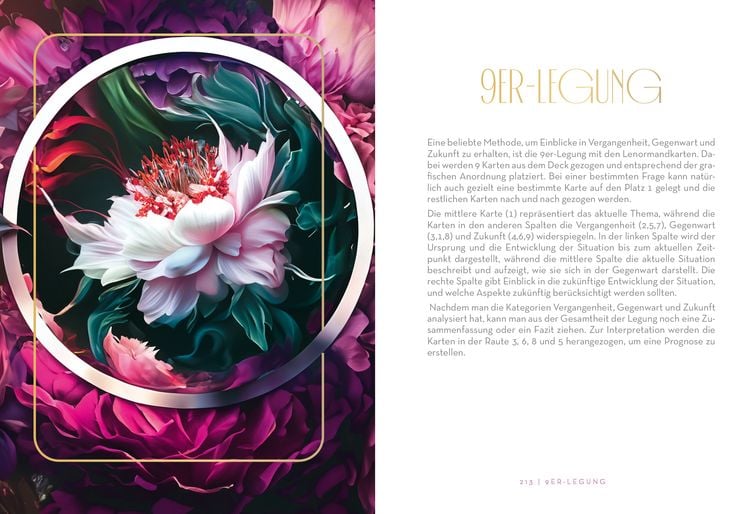 Lenormand-Kartenset: Floralis
