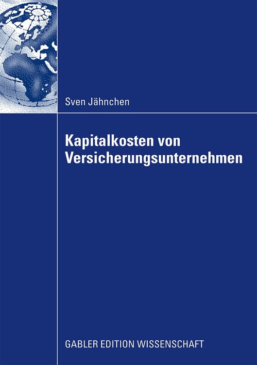 Produktbild: Kapitalkosten von Versicherungsunternehmen