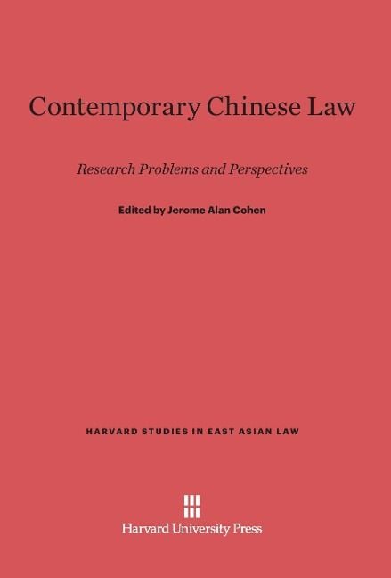 Produktbild: Contemporary Chinese Law