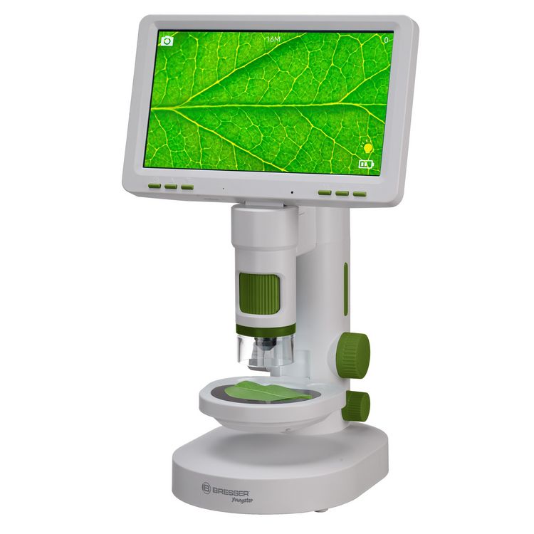 Produktbild: Breser Junior 16461 - Digitales Mikroskop und Handmikroskop mit 7-Bildschirm, von 10x bis 200x Vergr&ouml;&szlig;erung, Zubeh&ouml;r