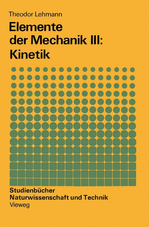 Produktbild: Elemente der Mechanik III: Kinetik